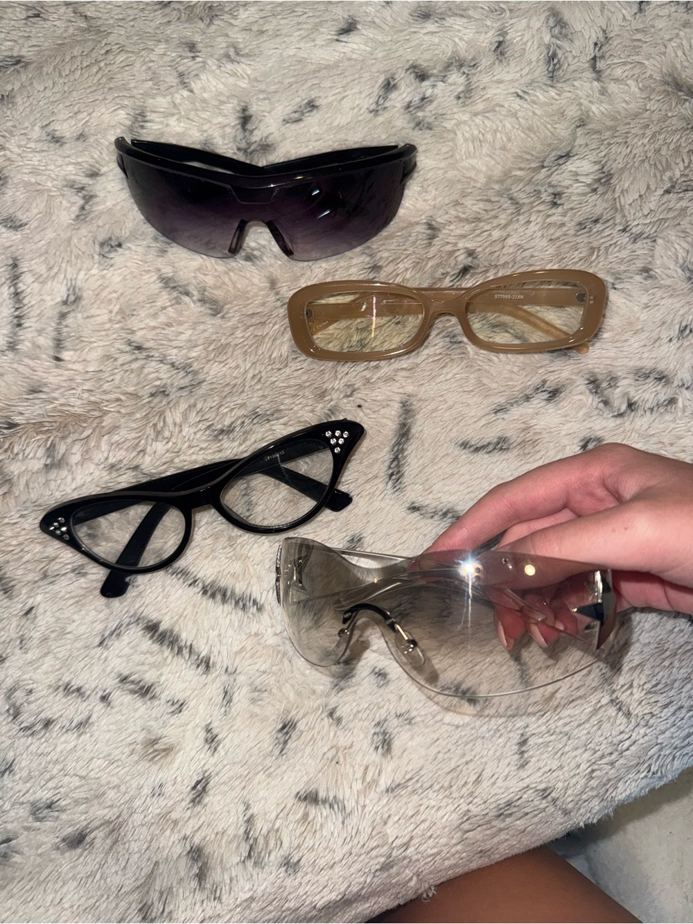 4 Pairs of Y2K Glasses/Sunglasses - Various Styles